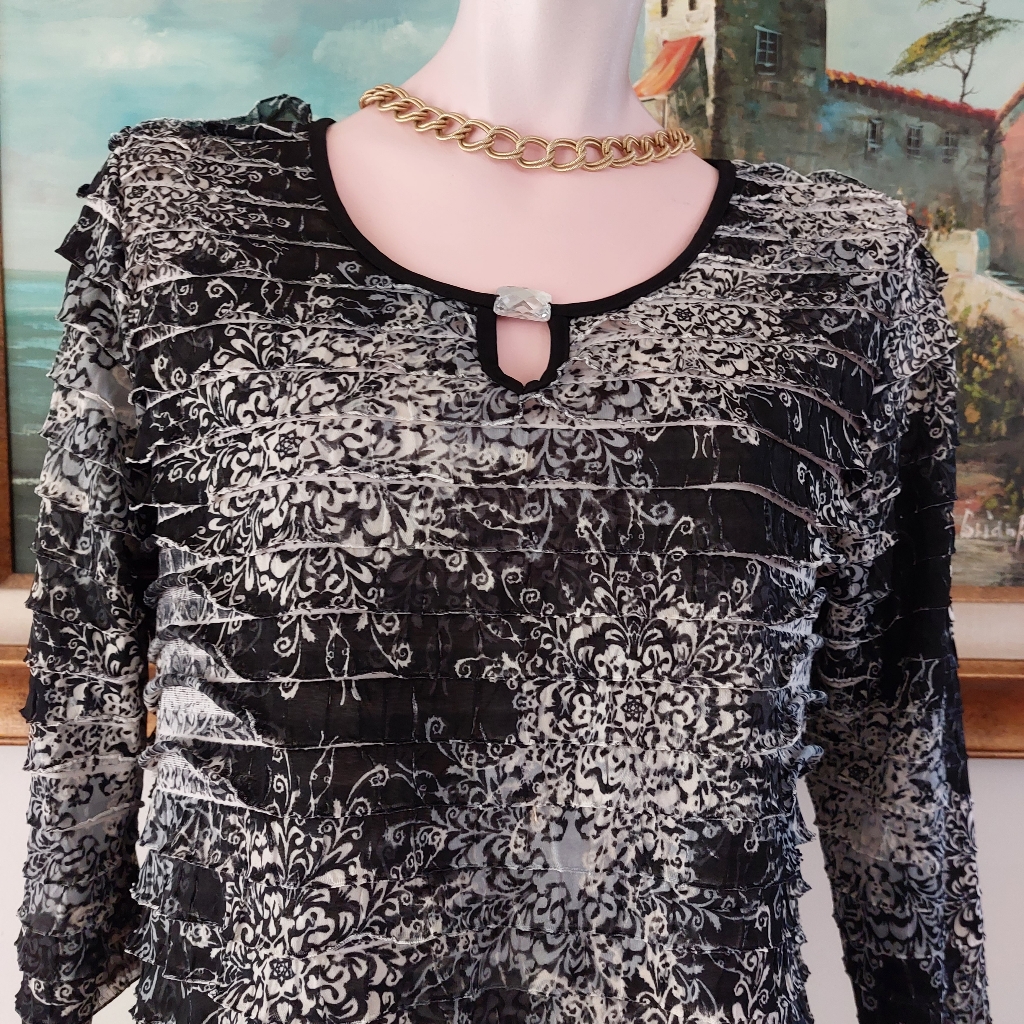 Ruffle Layer Top